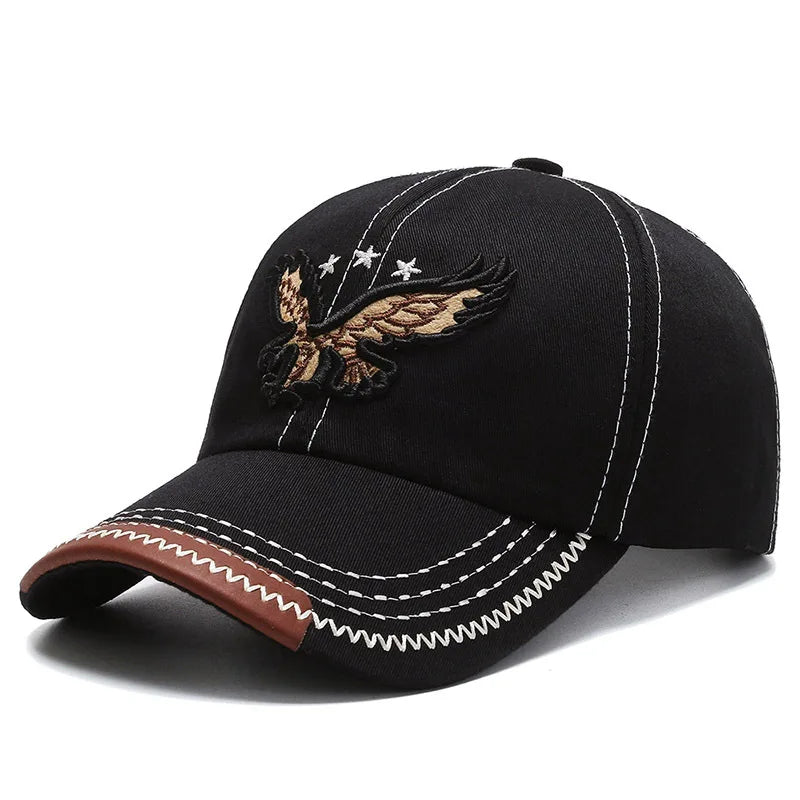 Baseball Cap Eagle Embroidery Korean Version