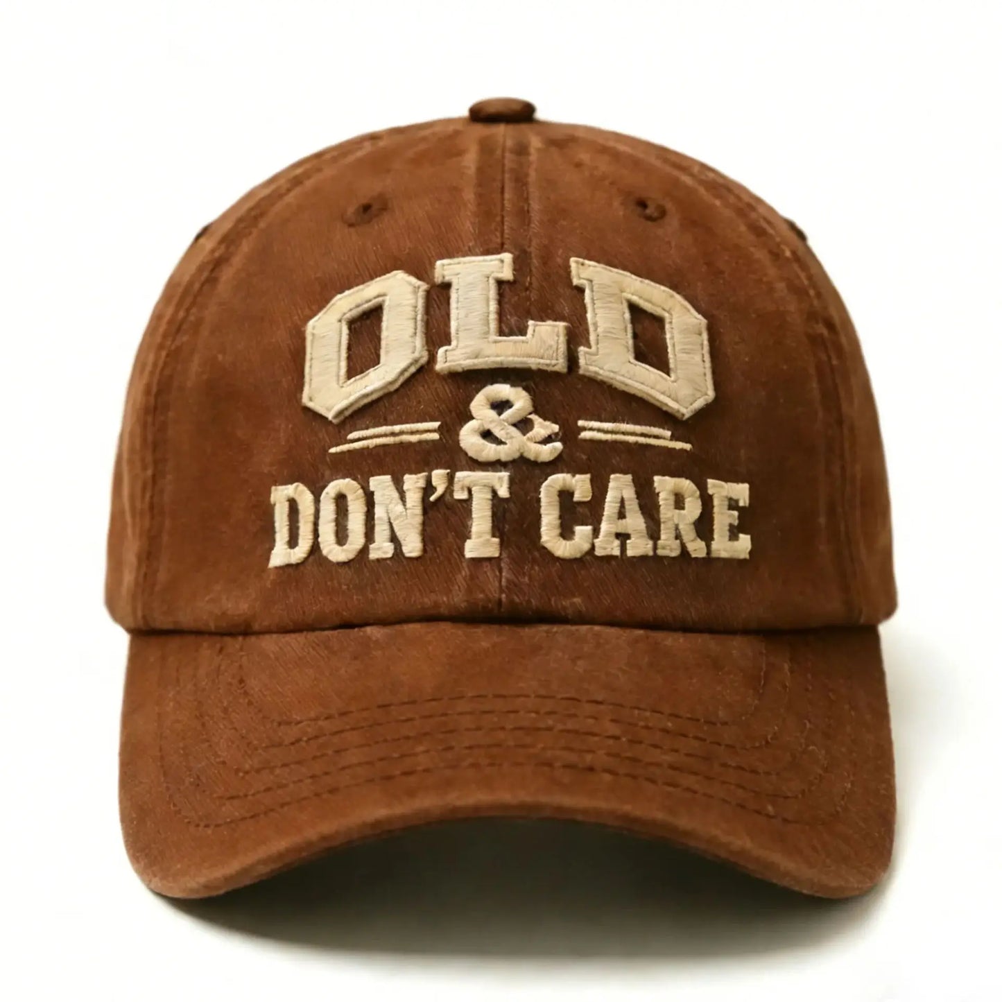 Cotton Baseball Hat Soft Vintage Old And Don'T Care Baseball Cap