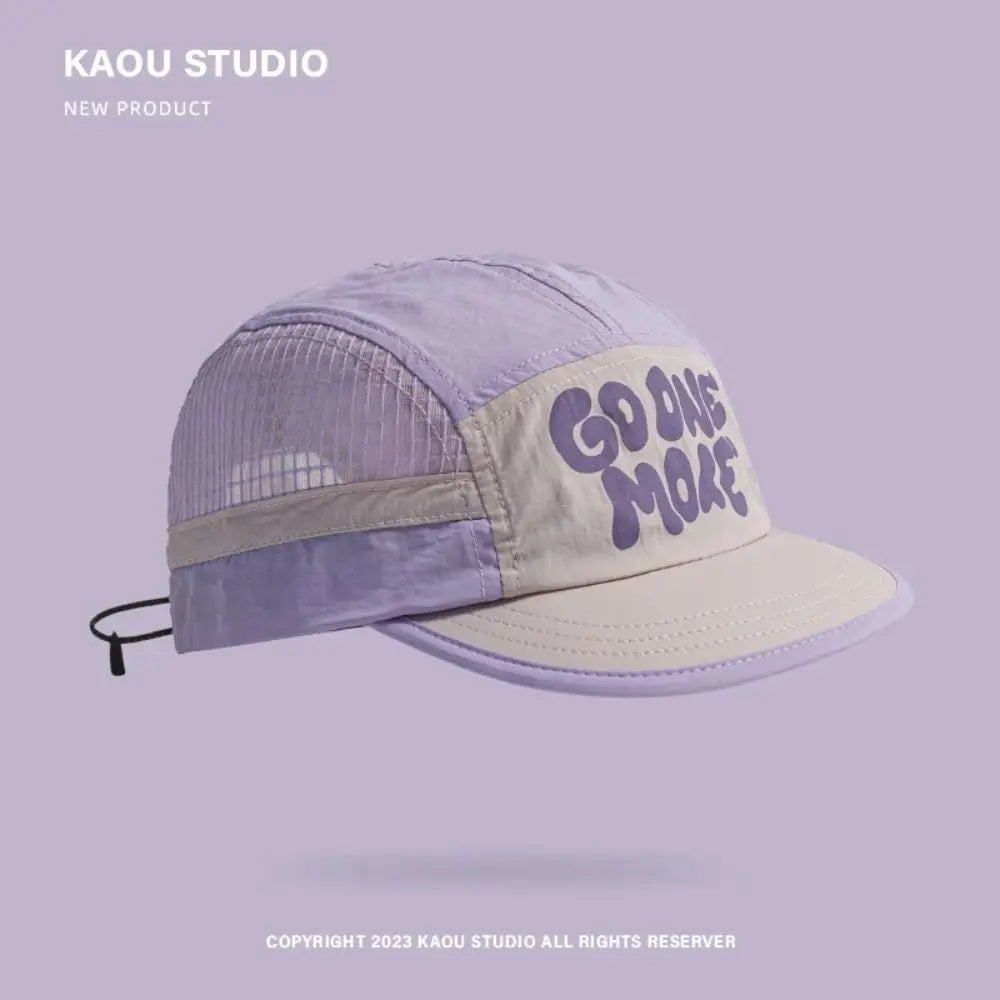 Soft Brim Quick-drying Baseball Cap Sun Protection Retro 5-Panel