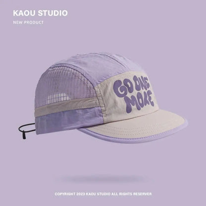 Soft Brim Quick-drying Baseball Cap Sun Protection Retro 5-Panel