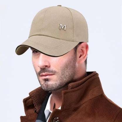Baseball Cap M Letter Embroidery Pure Color Sun Hat Dad Hats Hip Hop