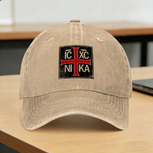 Jesus Conquers Ic Xc Nika Casual Baseball Cap
