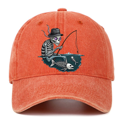 Personalized Skull Print Baseball Cap For Men And Women, Halloween Party Decoration Hat