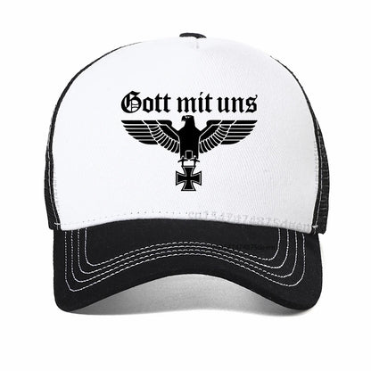 God With Us Eagle Pin WW2 Wehrmacht Military Badge Baseball Cap