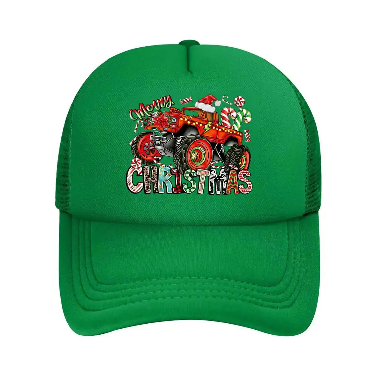 Christmas Monster 2026 Mesh Baseball Cap