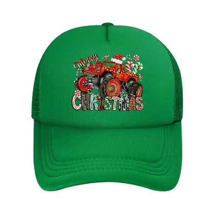 Christmas Monster 2026 Mesh Baseball Cap