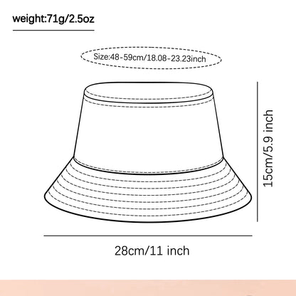 Santa Claus Pattern Fisherman Hat New Christmas Printed Basin Hat Sun Hat