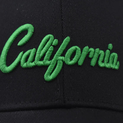 New Mens Baseball Cap 3d California Embroidery Dad Hat