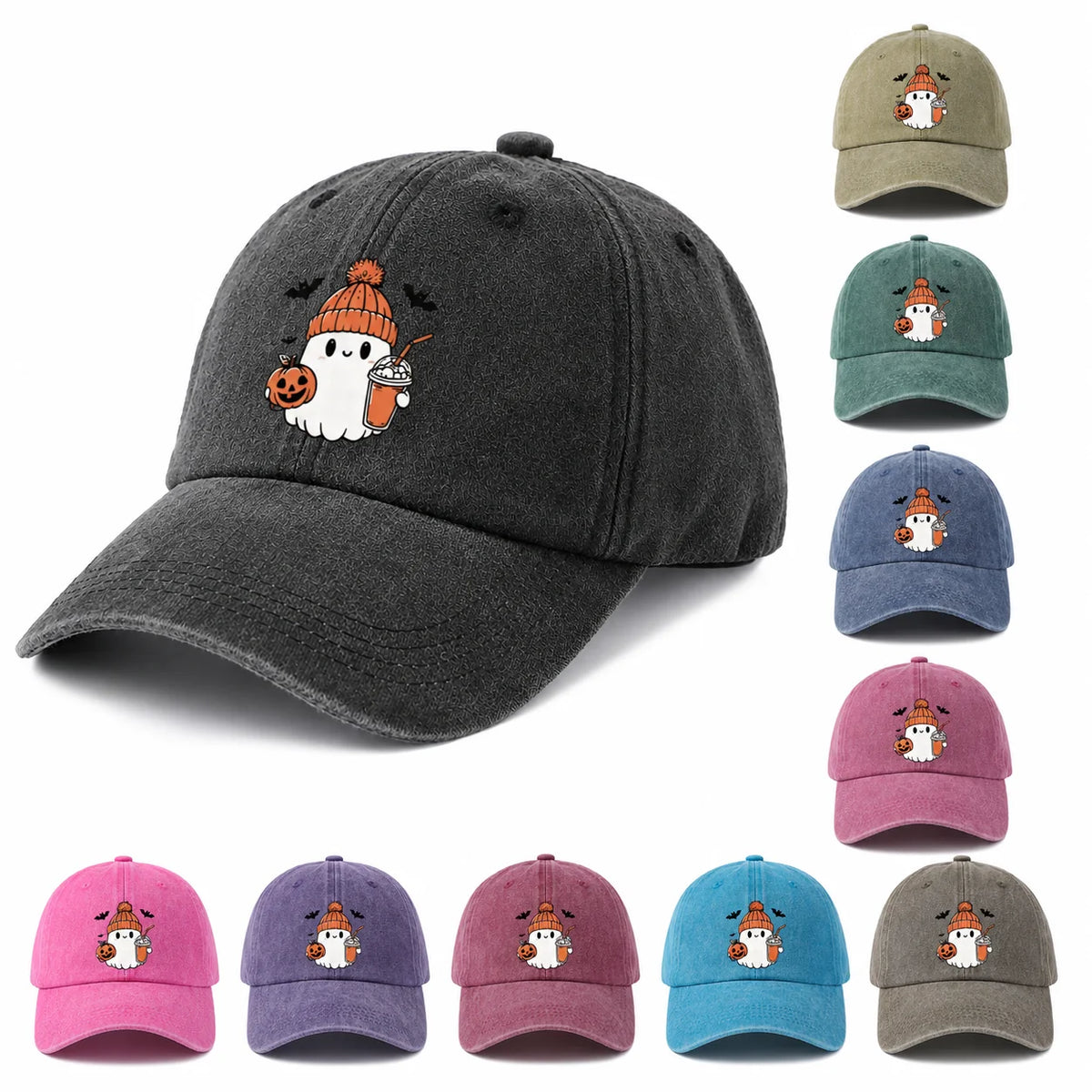 Cowboy Snowman Graphic Baseball Cap