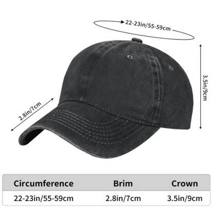 Cute Axolotl Drinking Milk Washed Denim Baseball Cap