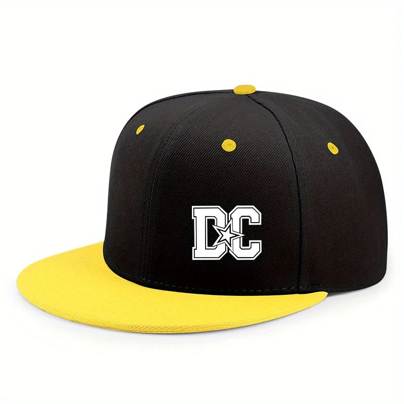 Unisex Letter Print Hip-hop Snapback Cap