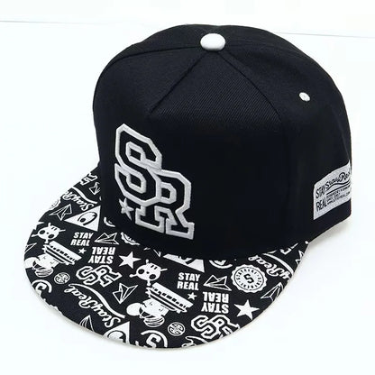 American Flag Embroidery Hip-hop Hats Snapback Caps