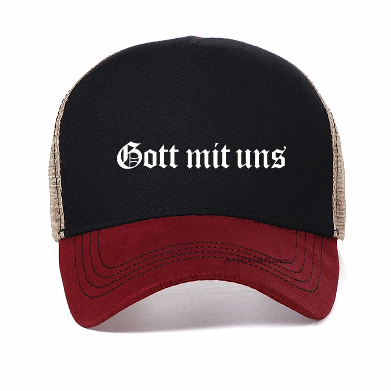 God With Us Eagle Pin WW2 Wehrmacht Military Badge Baseball Cap