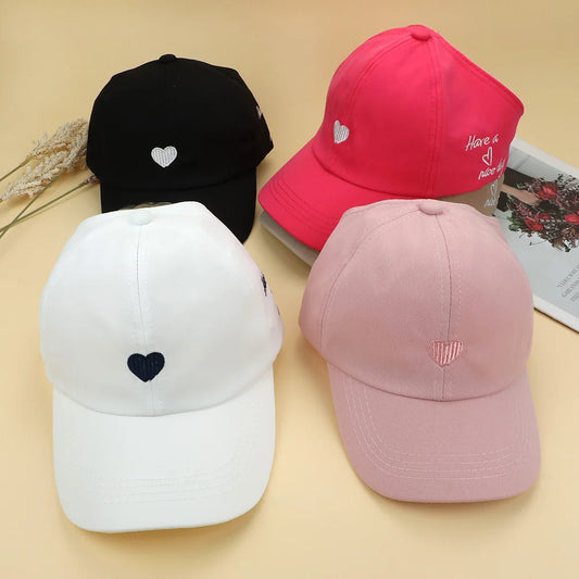 Children Sun Hat Girls Ponytail Duckbill Hats Kids Empty Top Baseball Cap