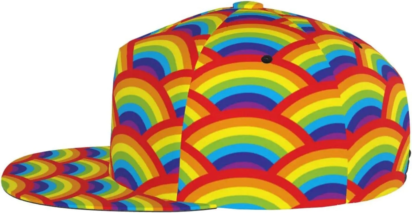 Rainbow LGBT Snapback Hats For Women Men