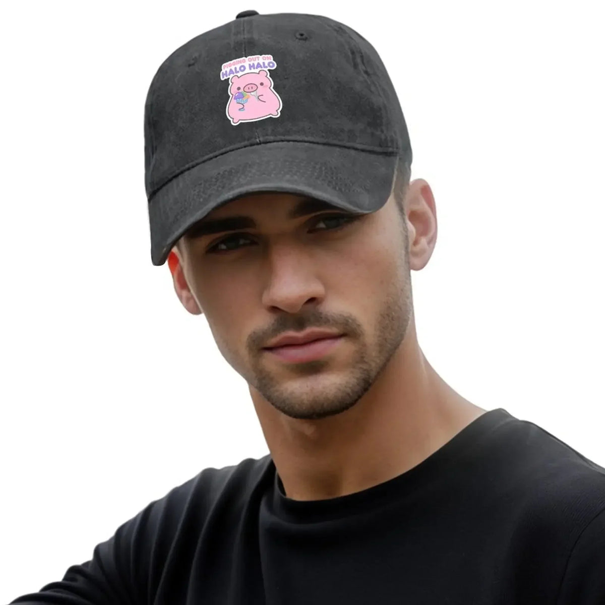 Halo-Halo Pig Baseball Cap