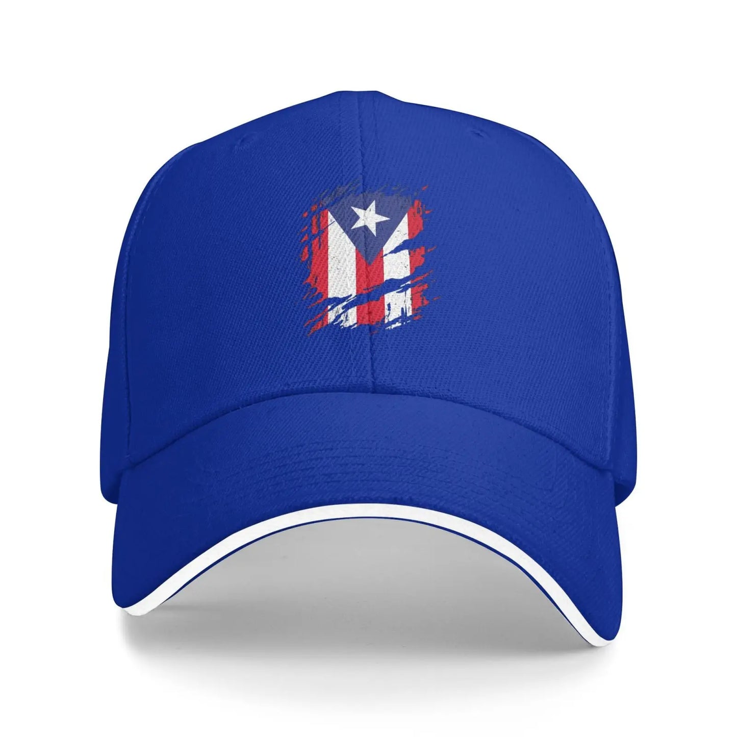 Puerto Rico Flag Print Cap Outdoor Baseball Caps