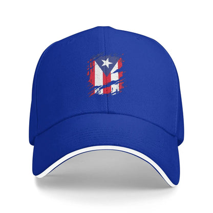 Puerto Rico Flag Print Cap Outdoor Baseball Caps