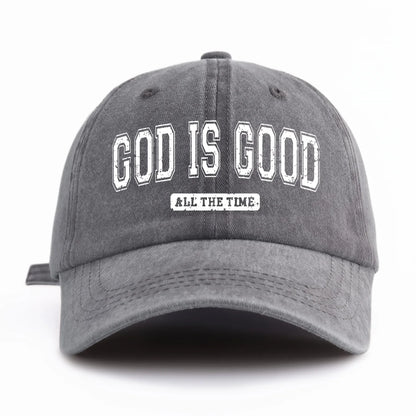 GOD IS GOOD Printed Baseball Hat Simple, Casual, Fashionable