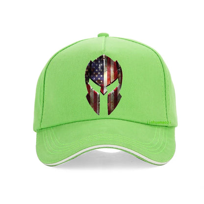 Spartan Molon Labe Sparta hat Cartoons Print Baseball Cap
