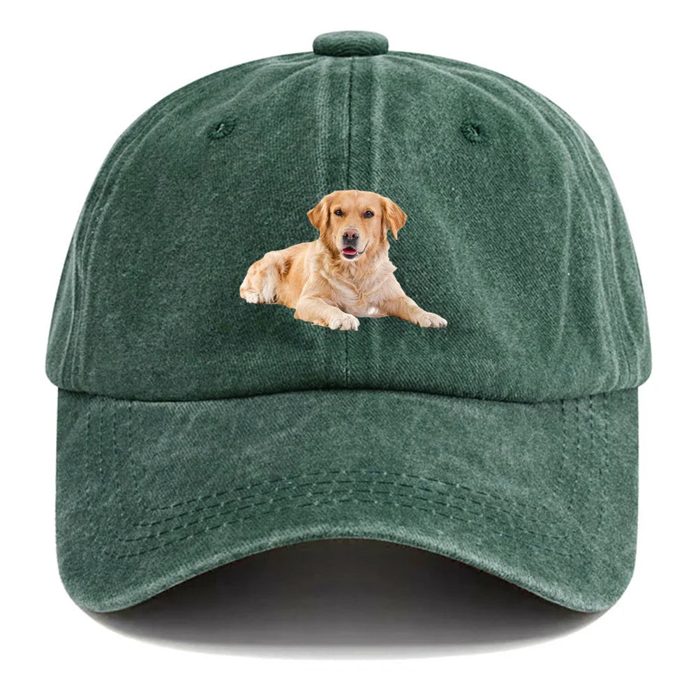 Golden Retriever Printed Baseball Cap For Both Men And Women