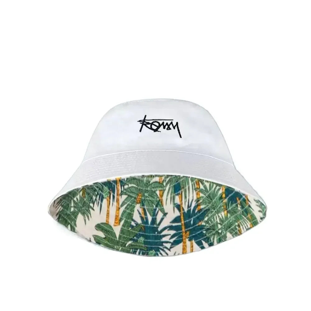Men Women Summer Basin Cap Hip Hop Hat Double-sided Bucket Hat