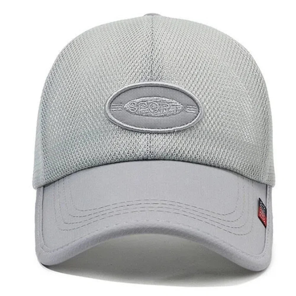 New Style Unisex Long-Brim Mesh Baseball Cap