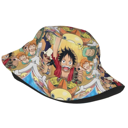 One Piece Bucket Hat Luffy Zoro Sanji