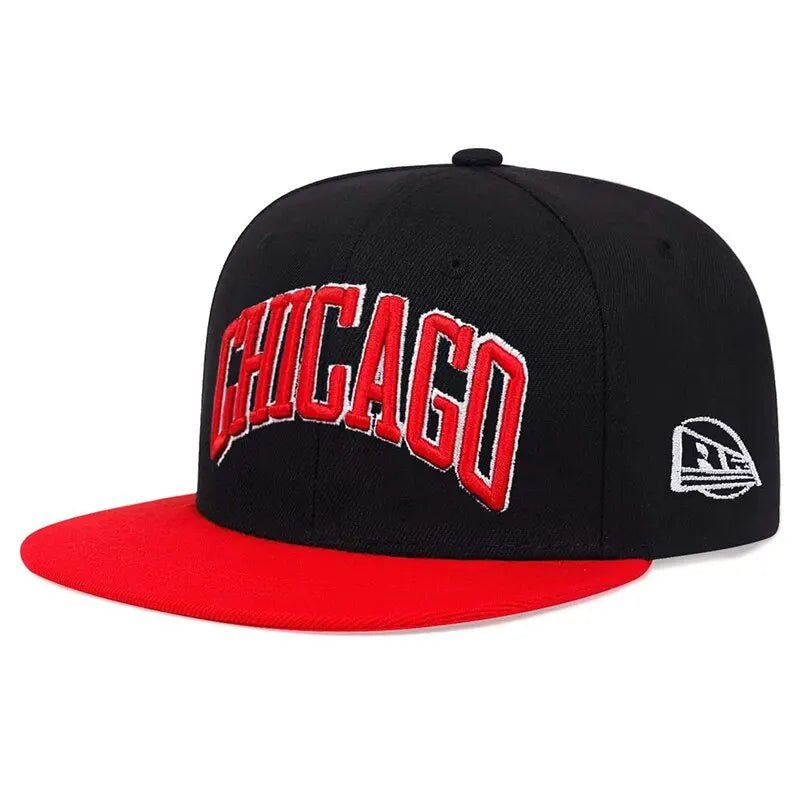 Unisex CHICAGO Embroidery Hip-hop Hats Snapback Caps Baseball Caps Sunscreen Hat