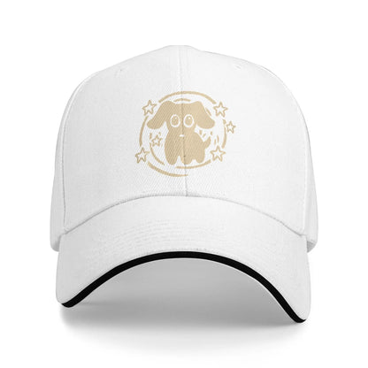 Happy Dog Mutt Puppy Pooch Under Starry Tail Comt Baseball Cap