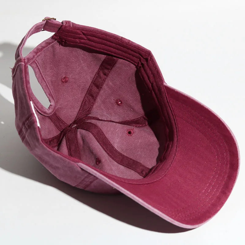 Hot Sale Washed Ponytail Baseball Cap