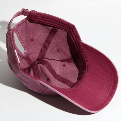 Hot Sale Washed Ponytail Baseball Cap