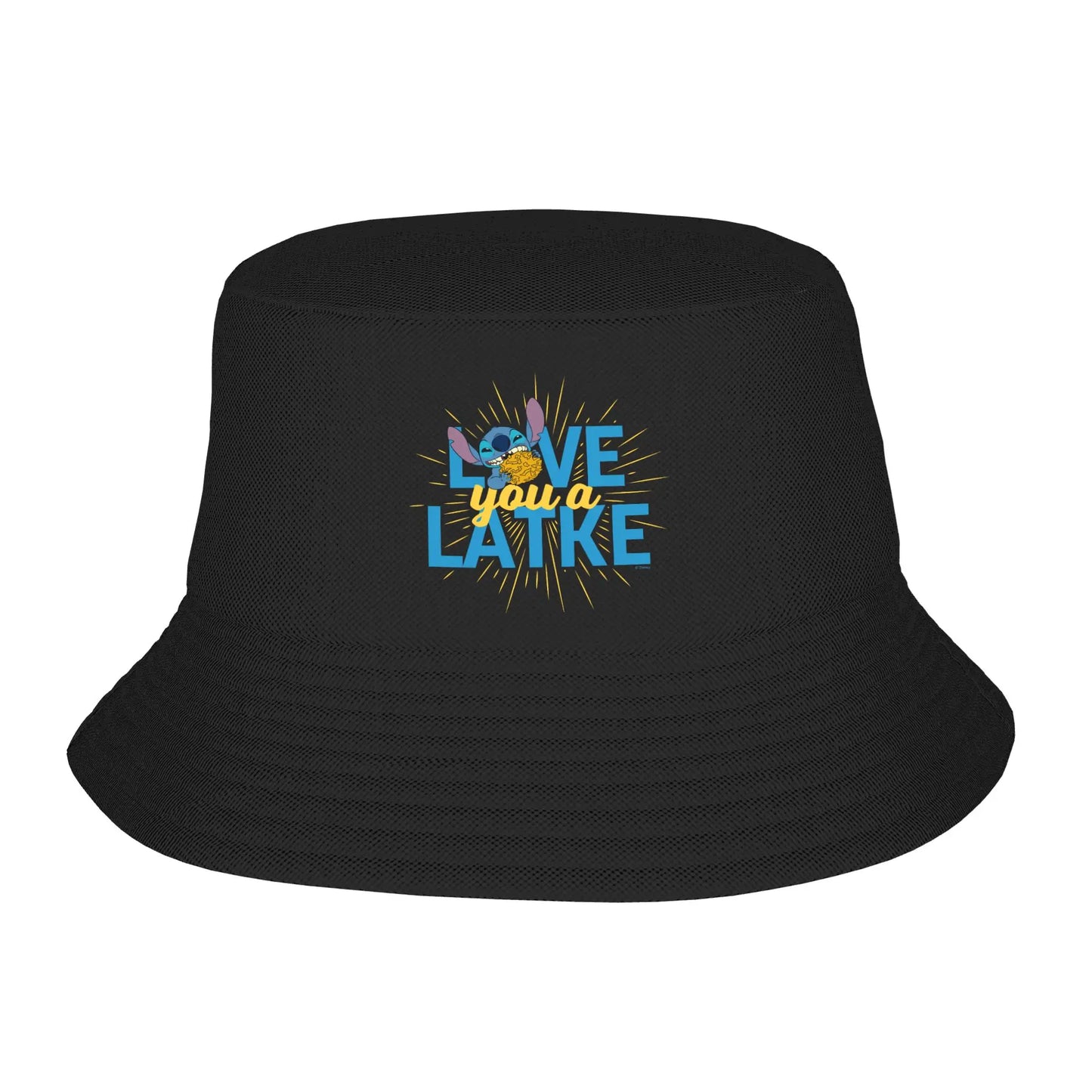 Women Men Bucket Hat Cartoon Lilo Stitch Summer Beach Getaway Headwear Outdoor
