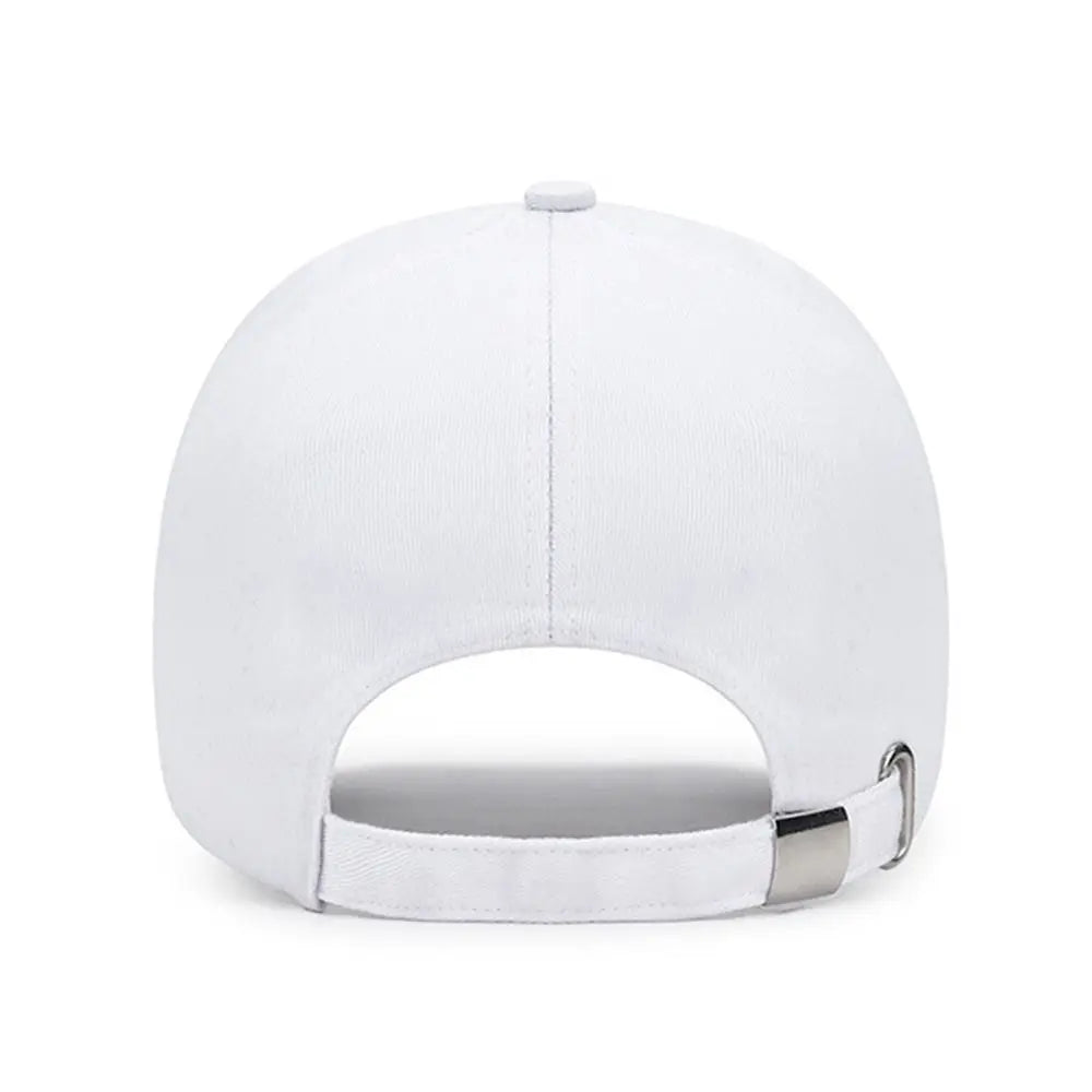 UV Protection Adjustable Sun Hats Cotton Solid Color Baseball Cap Sun Cap Men