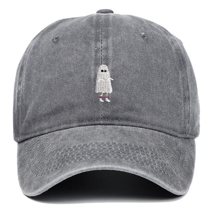 Halloween Ghost Embroidered Baseball Hat