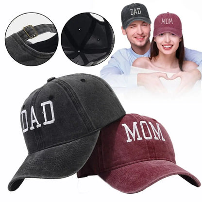 Fashion Visors DAD MOM Embroidery Baseball Caps