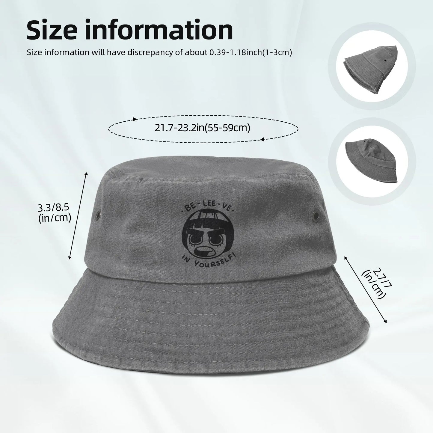 Bucket Hat Rock Lee Naruto Fishing Hats Anime