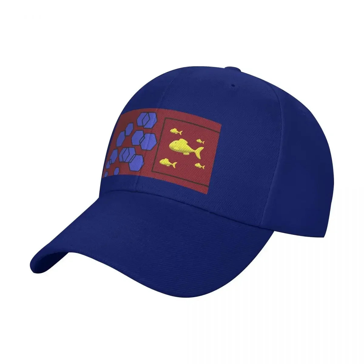 Fish Print Baseball Cap