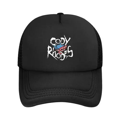 Cody Rhodes Mesh Baseball Cap Unisex Hip-Hop Sun Hat Hat Adjustable Snapback Caps Sun Caps Winter Trucker Caps