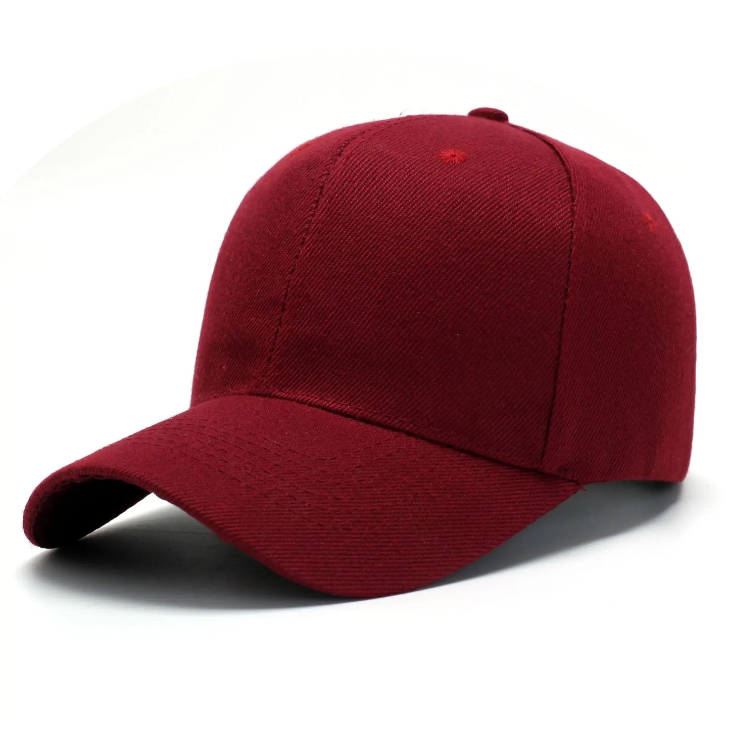 Solid Hat Smooth-Plate Sun Visor Cap Unisex Baseball Caps
