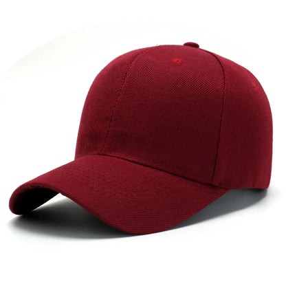 Solid Hat Smooth-Plate Sun Visor Cap Unisex Baseball Caps