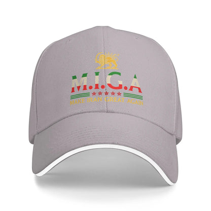Make Iran Great Again Emblem Of Iran MIGA Casual Baseball Cap