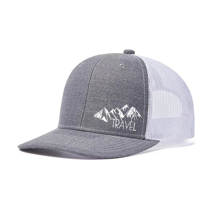 Peak TRAVEL Curved Adult Baseball Cap for Men Women Outdoor Mesh Duck Hat