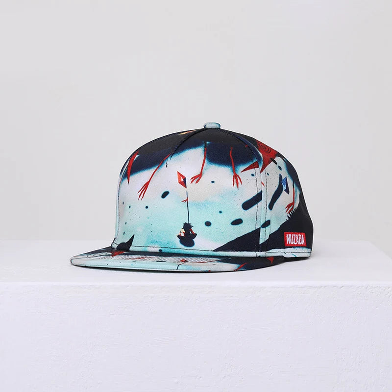 New Arrival Men Women Baseball Cap Graffiti Print Couple Snapback Hat