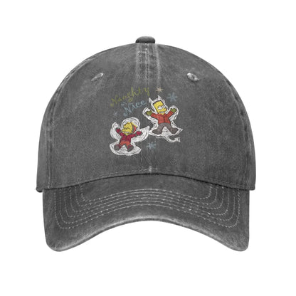 The S-simpson Bart and Lisa Christmas Summer Hip Hop Hats Baseball Caps