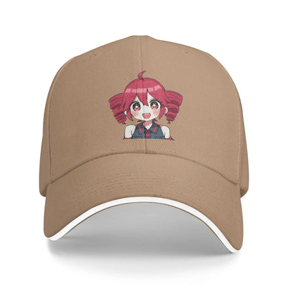 Kasane Teto Vocaloid Anime Japanese Music Character Baseball Cap