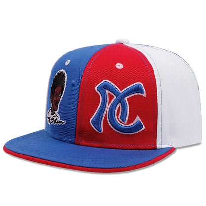 Fashion Unisex Vintage Embroidery Hat Baseball Hat Straight Buckle Snapback Cap