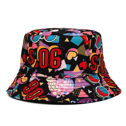 Summer Sun Hat Reversible Yellow Duck Bucket Hat