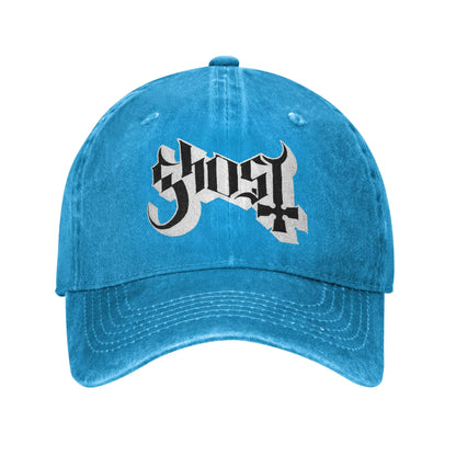 Ghost B.C. Band Denim Fabric Cap Casual Baseball Caps