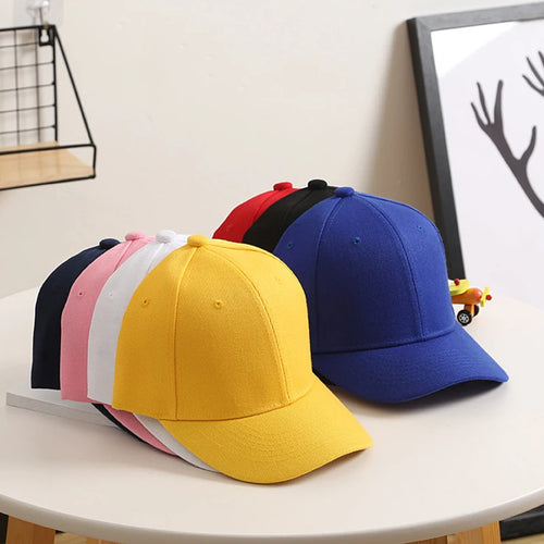 Candy Color Cute Baseball Caps For Children Kids